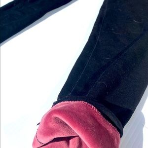 Fleece-lined leggings